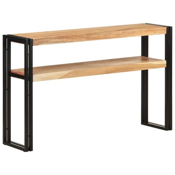 Console Table – 120x30x75 cm, Solid Acacia Wood