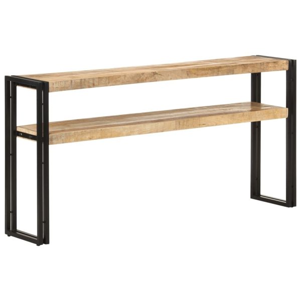 Console Table – 150x30x75 cm, Rough Mango Wood