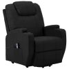 Stand-up Recliner Black Faux Leather (AU only)