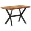 Dining Table Solid Wood with Sheesham Finish – 120x60x75 cm