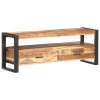 Alameda TV Cabinet 120x35x45 cm Solid Wood with Sheesham Finish