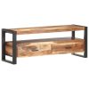 Alameda TV Cabinet 120x35x45 cm Solid Wood with Sheesham Finish
