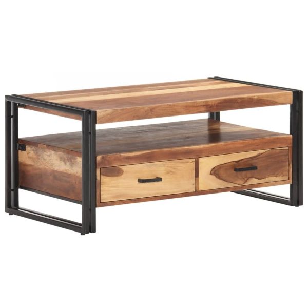 Coffee Table 100x55x45 cm – Solid Acacia Wood