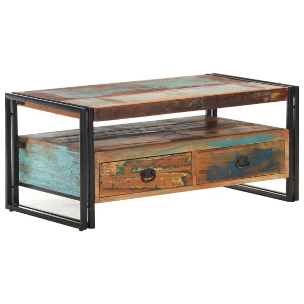 Coffee Table 100x55x45 cm – Solid Reclaimed Wood