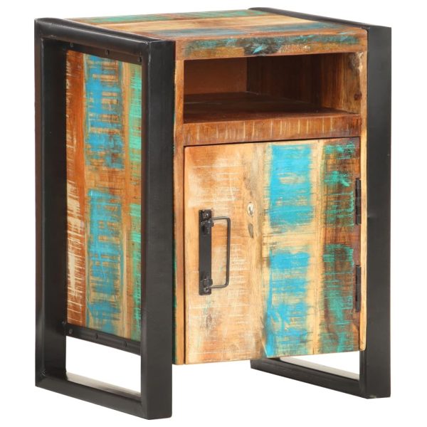 Broadstairs Bedside Cabinet 40x35x55 cm – Solid Reclaimed Wood
