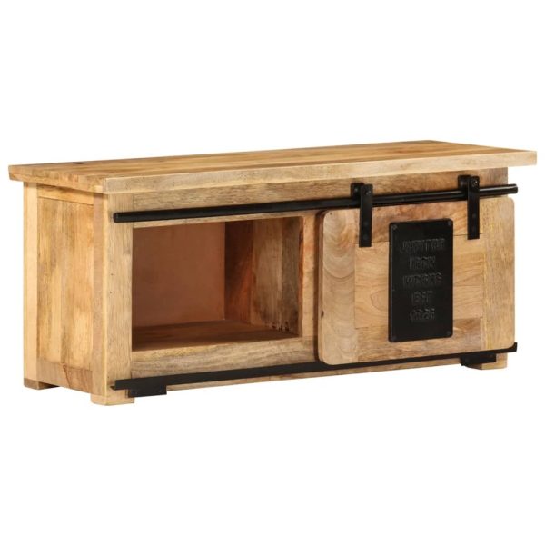 Morro TV Cabinet 90x35x40 cm Solid Mango Wood
