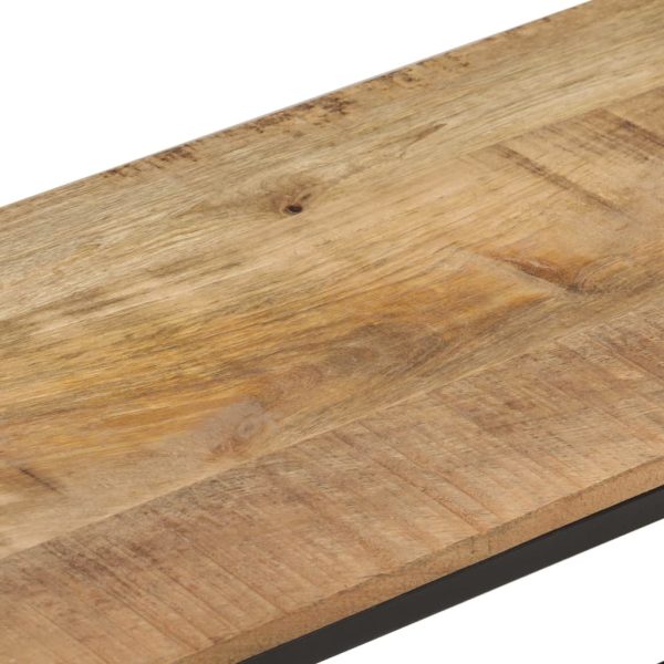 Nora TV Cabinet 180x30x50 cm – Rough Mango Wood