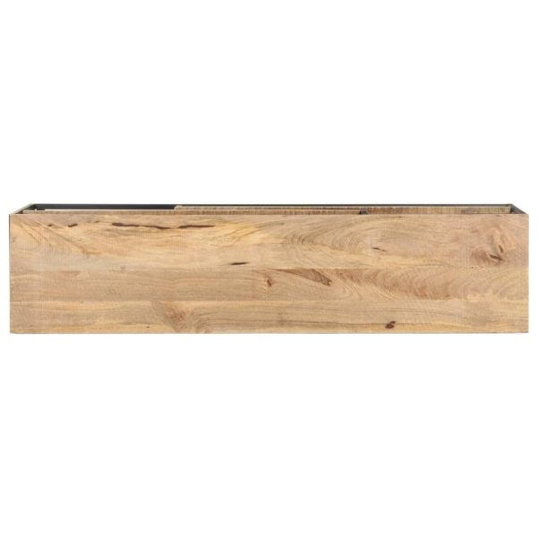 Cookeville TV Cabinet 130x30x45 cm – Rough Mango Wood