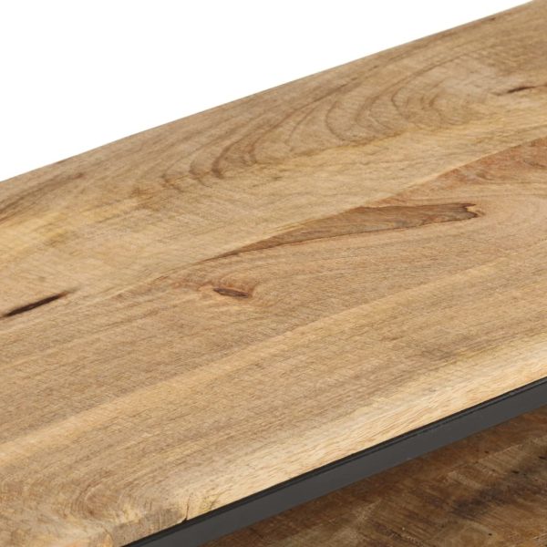 Cookeville TV Cabinet 130x30x45 cm – Rough Mango Wood