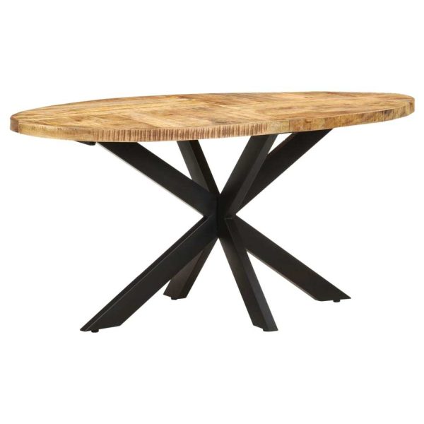 Dining Table – 160x90x75 cm, Rough Mango Wood