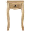 Hellesdon Bed Cabinet 28x28x46 cm Solid Mango Wood – Brown