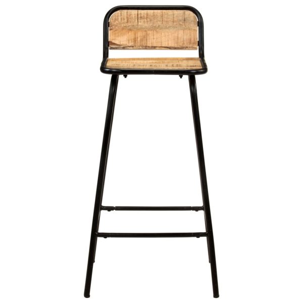 Bar Chairs – Solid Mango Wood, 4