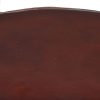 Bar Stools 2 pcs Real Leather – 66 cm