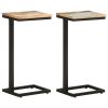 Sikeston Side Tables 2 pcs 31.5×24.5×64.5 cm – Solid Reclaimed Wood