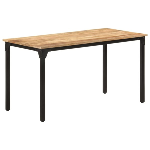 Dining Table Rough Mango Wood – 140x70x76 cm