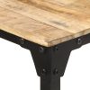 Dining Table Rough Mango Wood – 180x90x76 cm