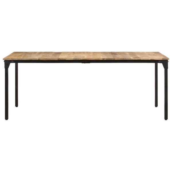 Dining Table Rough Mango Wood – 200x100x76 cm