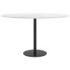Table Top Tempered Glass Round – 70 cm, White