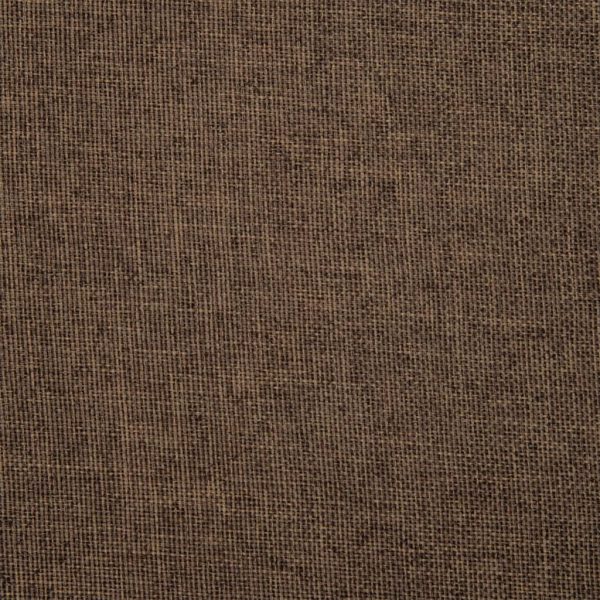 Swivel Dining Chair Fabric – Brown, 1