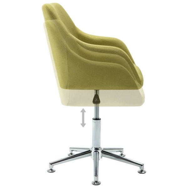 Swivel Dining Chair Fabric – Green, 1