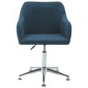 Swivel Dining Chair Fabric – Blue, 2