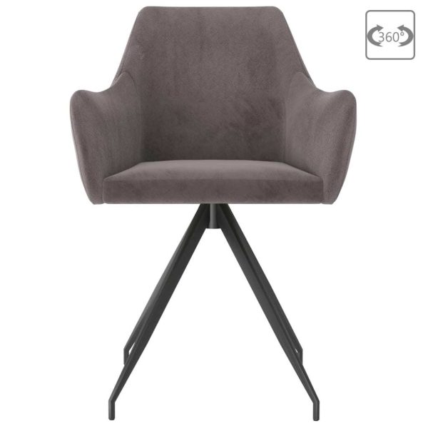 Dining Chairs Velvet – Light Grey, 2