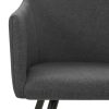 Dining Chairs Fabric – Dark Grey, 2