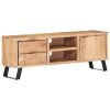 Prestwick TV Cabinet 120x30x42 cm Solid Acacia Wood with Live Edges