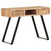 Desk 110x50x75 cm Solid Acacia Wood with Live Edges