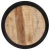 Coffee Table 68x68x30 cm – Black, Solid Mango Wood