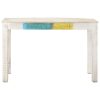 Dining Table White Solid Mango Wood – 120x60x76 cm