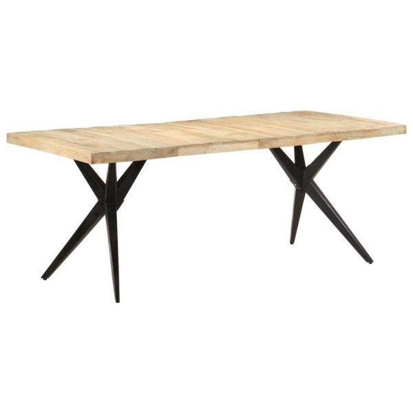 Dining Table – 200x90x76 cm, Rough Mango Wood