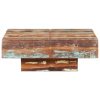 Coffee Table 80x80x28 cm – Solid Reclaimed Wood