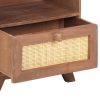 Sapulpa Bedside Cabinet 40x30x50 cm Solid Mango Wood