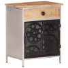 Denison Bedside Cabinet 40x30x50 cm Rough Mango Wood