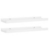 Picture Frame Ledge Shelves 2 pcs MDF – 40x9x3 cm, White