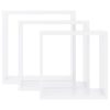 Wall Cube Shelves 3 pcs MDF – White