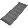 Folding Floor Longue Grey Fabric