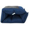 Folding Floor Chair Fabric – Blue