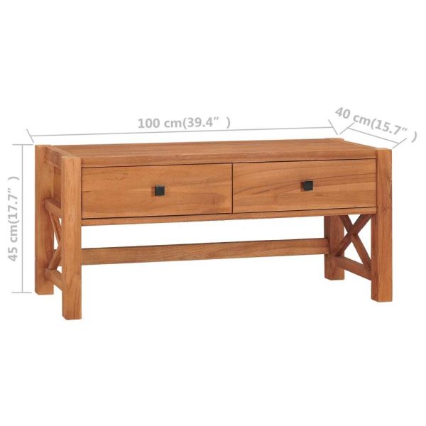 Benda TV Cabinet Recycled Teak Wood – 100x40x45 cm