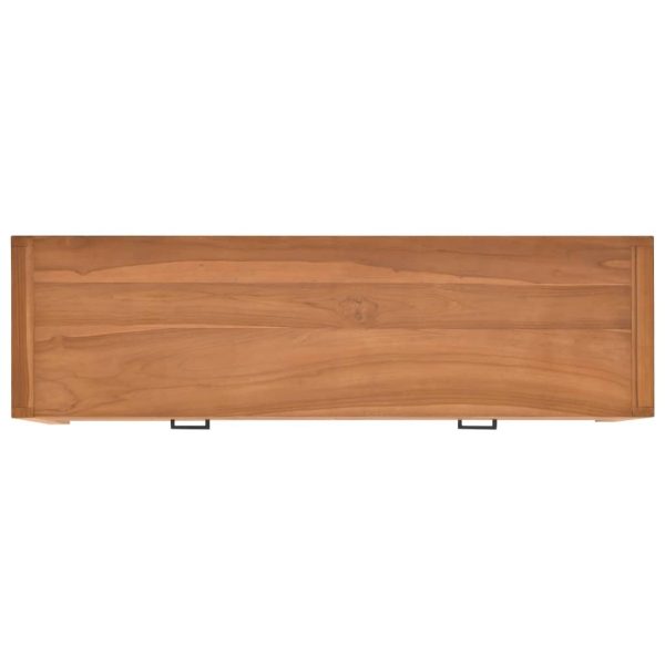 Festus TV Cabinet Recycled Teak Wood – 140x40x45 cm