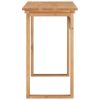 Desk Solid Teak Wood – 100x45x75 cm, Brown