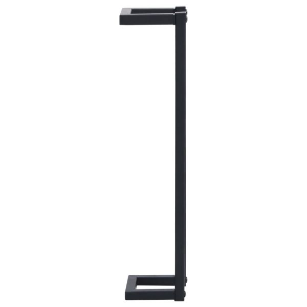 Towel Rack Iron – 12.5×12.5×60 cm, Black