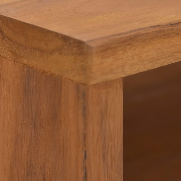 Ascot TV Cabinet Solid Teak Wood – 80x30x50 cm
