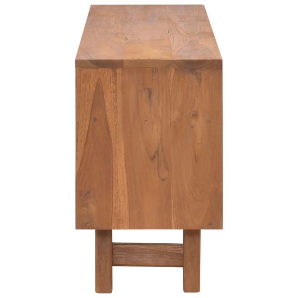 Ascot TV Cabinet Solid Teak Wood – 110x30x50 cm