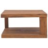 Coffee Table Solid Teak Wood – 65x65x33 cm