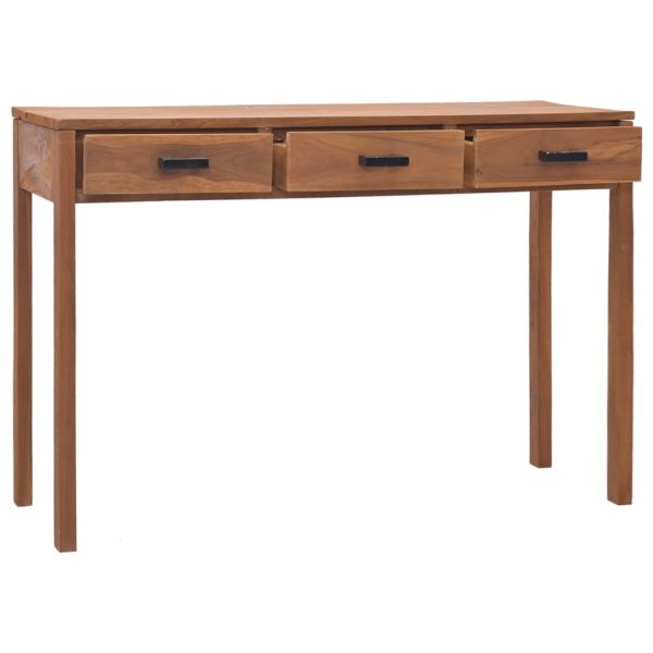 Office Desk Solid Teak Wood – 110x40x75 cm