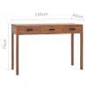 Office Desk Solid Teak Wood – 110x40x75 cm