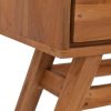 Console Table Solid Teak Wood – 80x30x80 cm