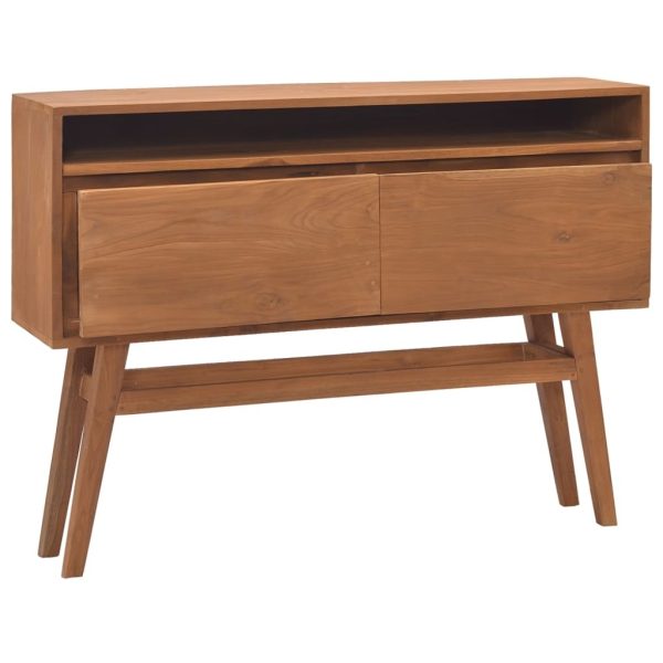 Console Table Solid Teak Wood – 110x30x79 cm